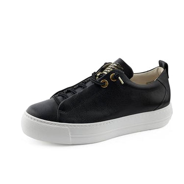 Paul Green Damen, Frauen Low-Top Sneaker,schnürer,Plateausohle,Halbschuhe,straßenschuhe,Strassenschuhe,Sportschuhe,Schwarz (JA),39 EU / 6 UK im Sale
